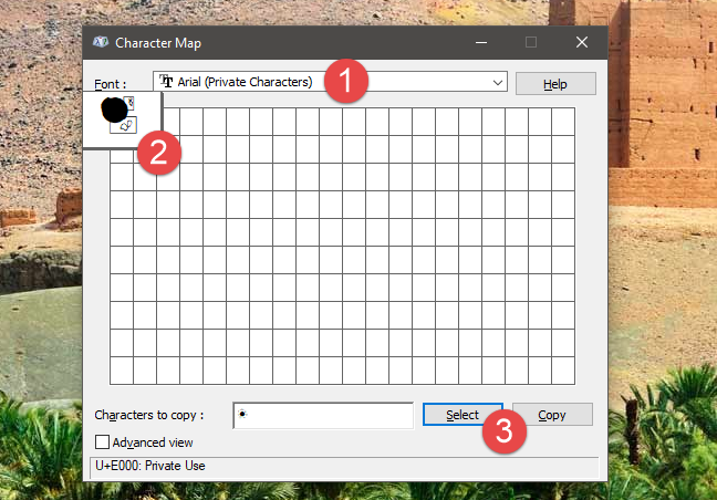 private character editor windows 7